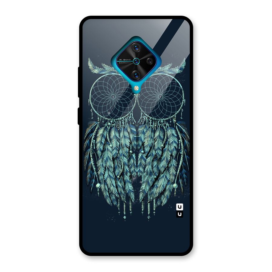 Dreamy Owl Catcher Glass Back Case for Vivo S1 Pro