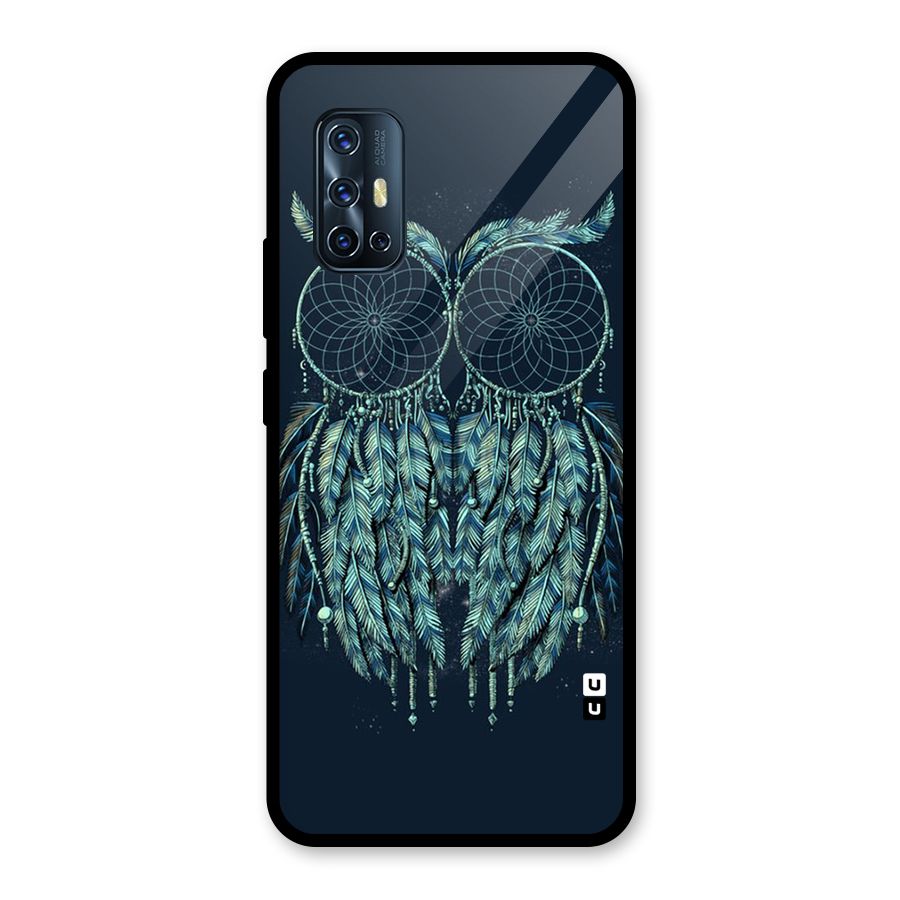 Dreamy Owl Catcher Glass Back Case for Vivo V17