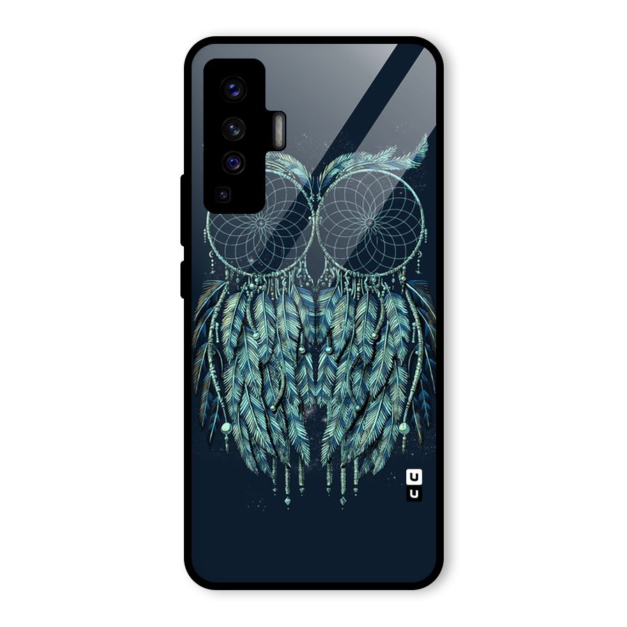 Dreamy Owl Catcher Glass Back Case for Vivo X50