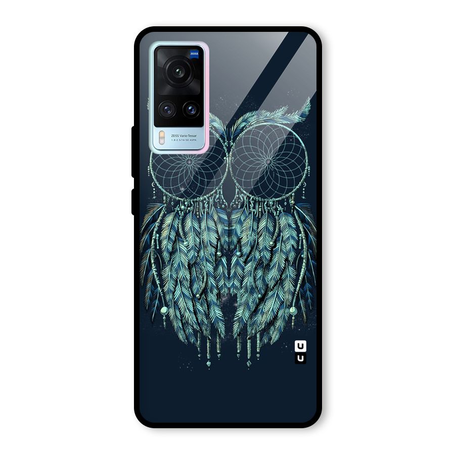 Dreamy Owl Catcher Glass Back Case for Vivo X60