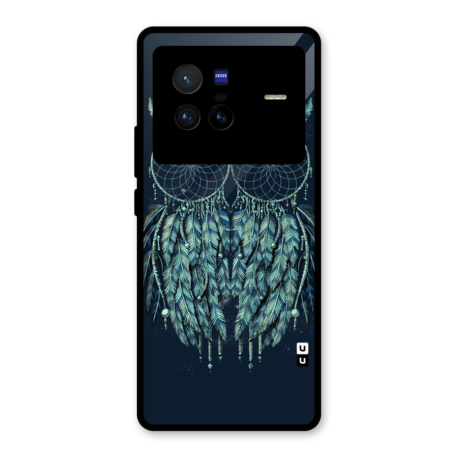 Dreamy Owl Catcher Glass Back Case for Vivo X80