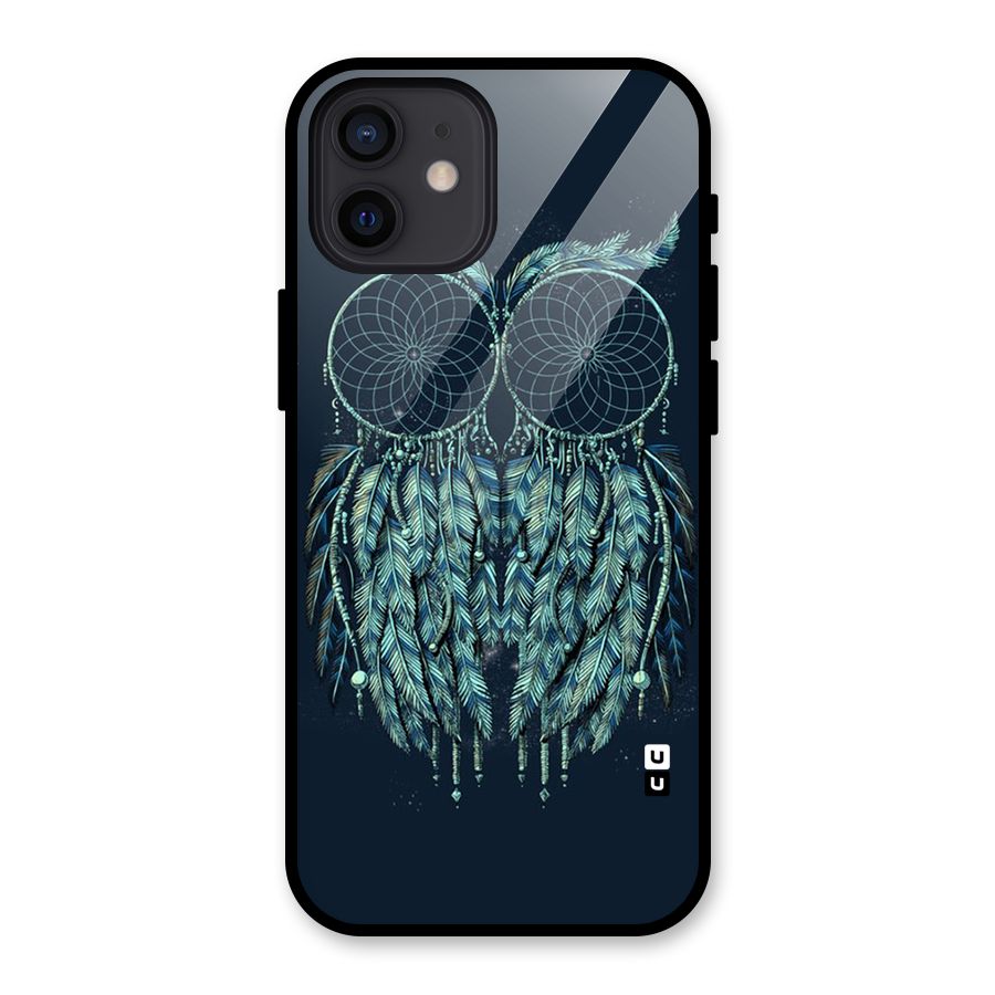 Dreamy Owl Catcher Glass Back Case for iPhone 12