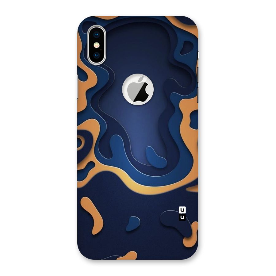 Drops Flow Back Case for iPhone X Logo Cut