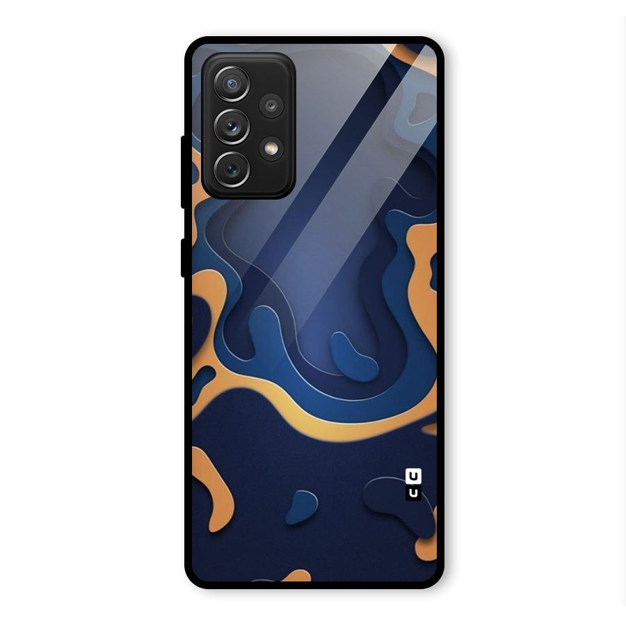 Drops Flow Glass Back Case for Galaxy A72
