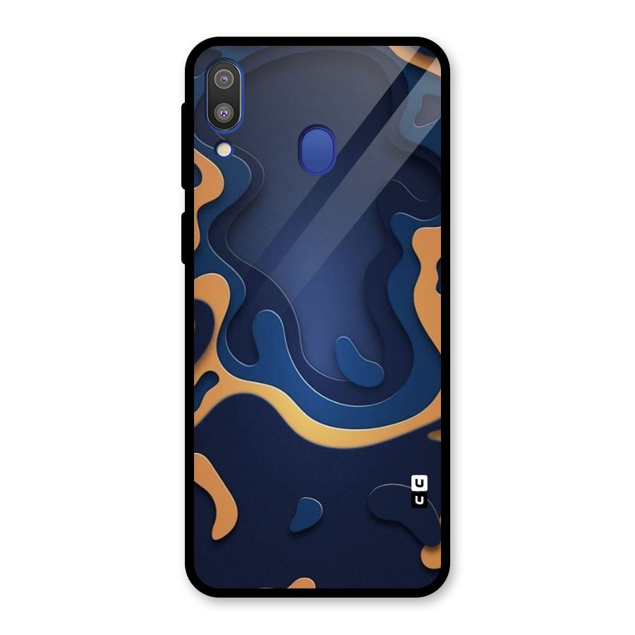 Drops Flow Glass Back Case for Galaxy M20