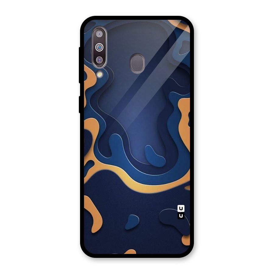 Drops Flow Glass Back Case for Galaxy M30