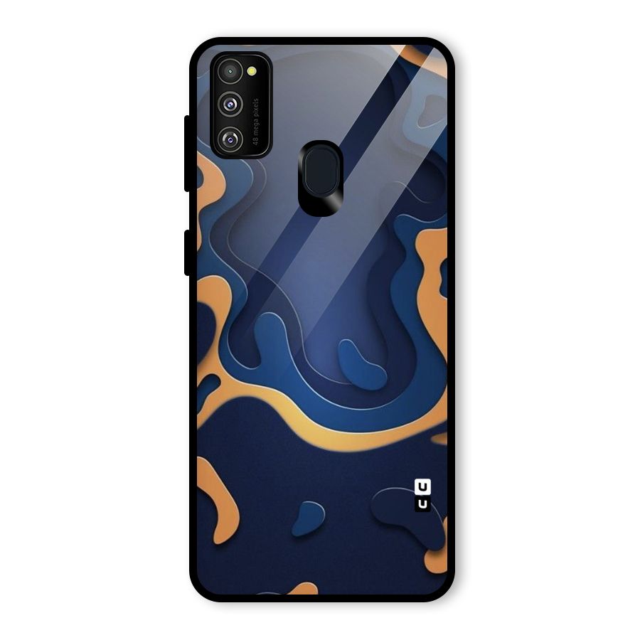 Drops Flow Glass Back Case for Galaxy M30s