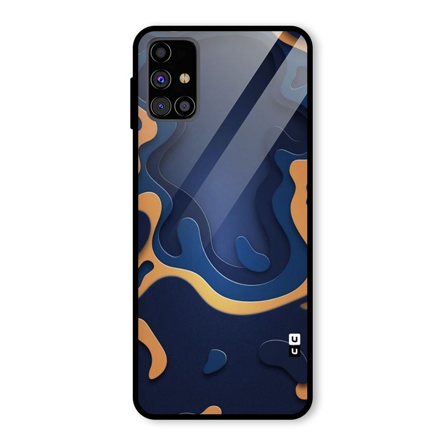 Drops Flow Glass Back Case for Galaxy M31s