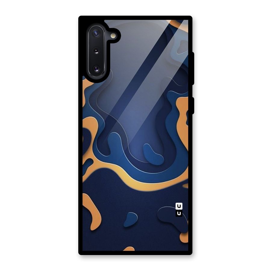 Drops Flow Glass Back Case for Galaxy Note 10