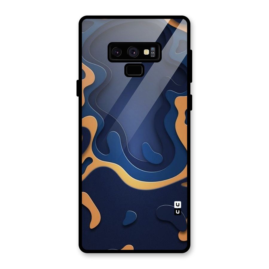 Drops Flow Glass Back Case for Galaxy Note 9