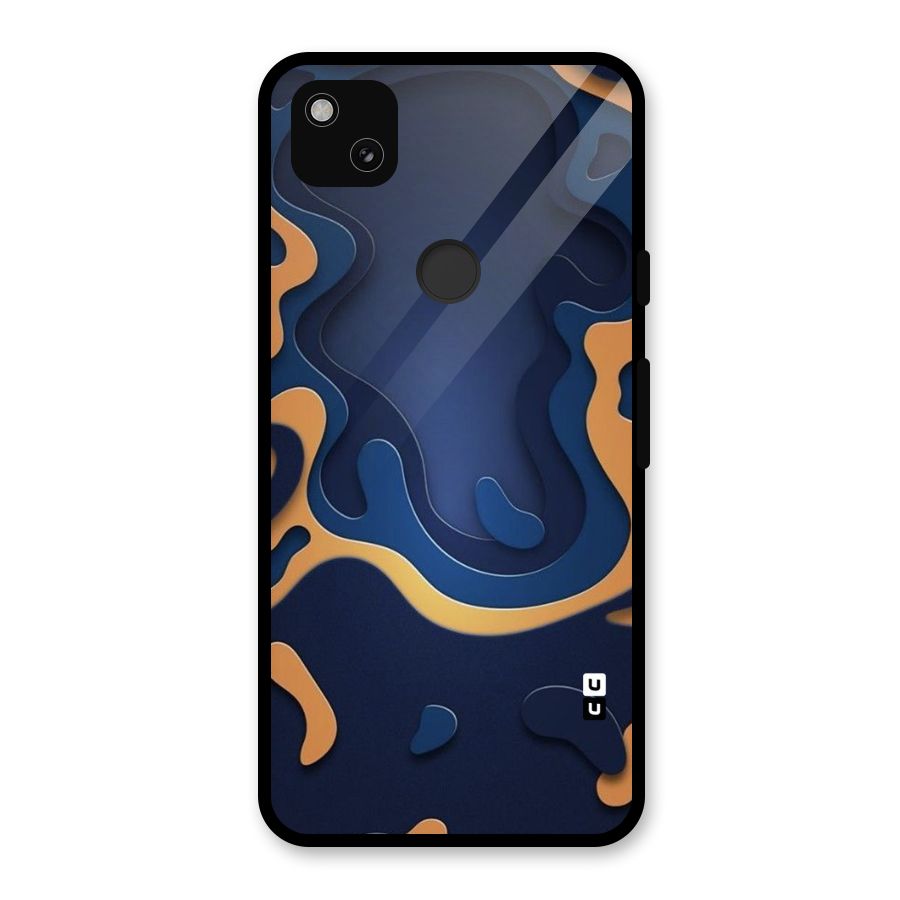 Drops Flow Glass Back Case for Google Pixel 4a