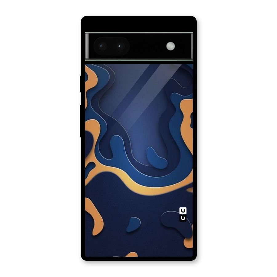 Drops Flow Glass Back Case for Google Pixel 6a