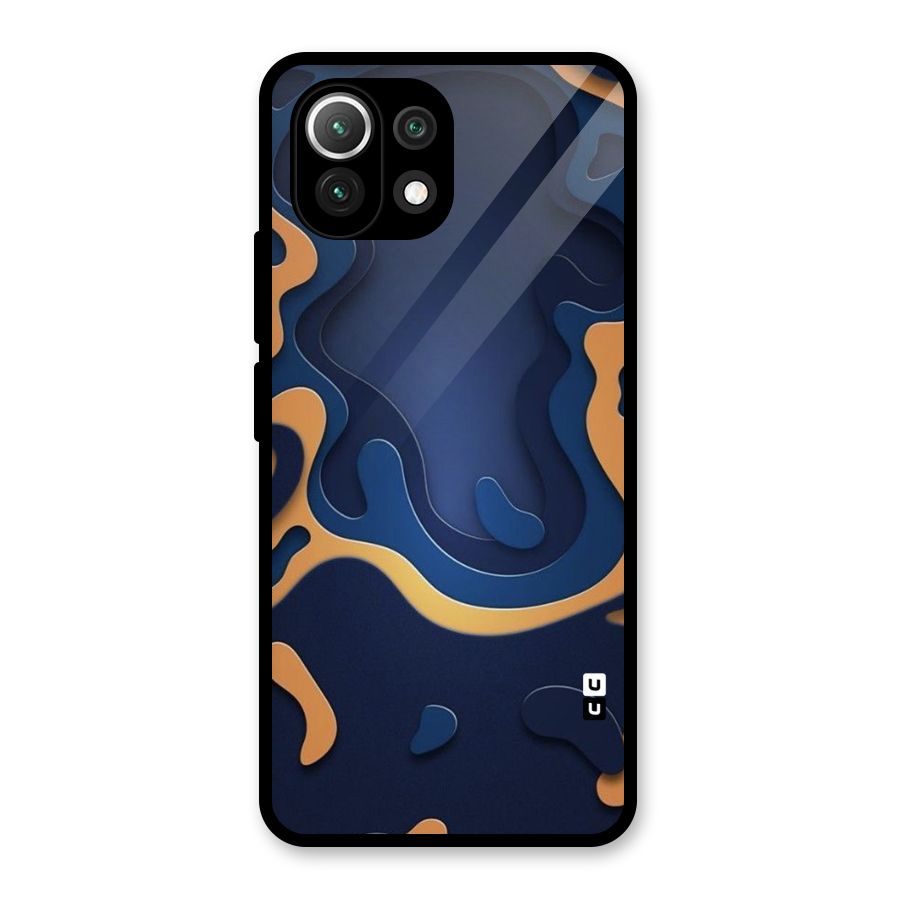 Drops Flow Glass Back Case for Mi 11 Lite