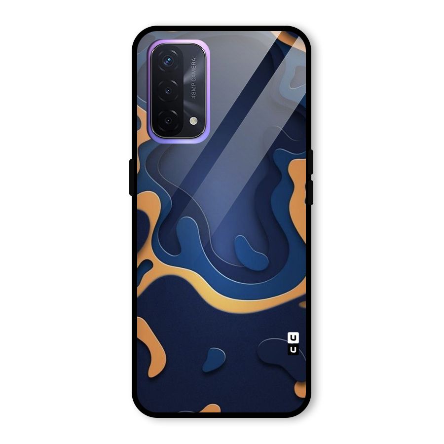 Drops Flow Glass Back Case for Oppo A74 5G