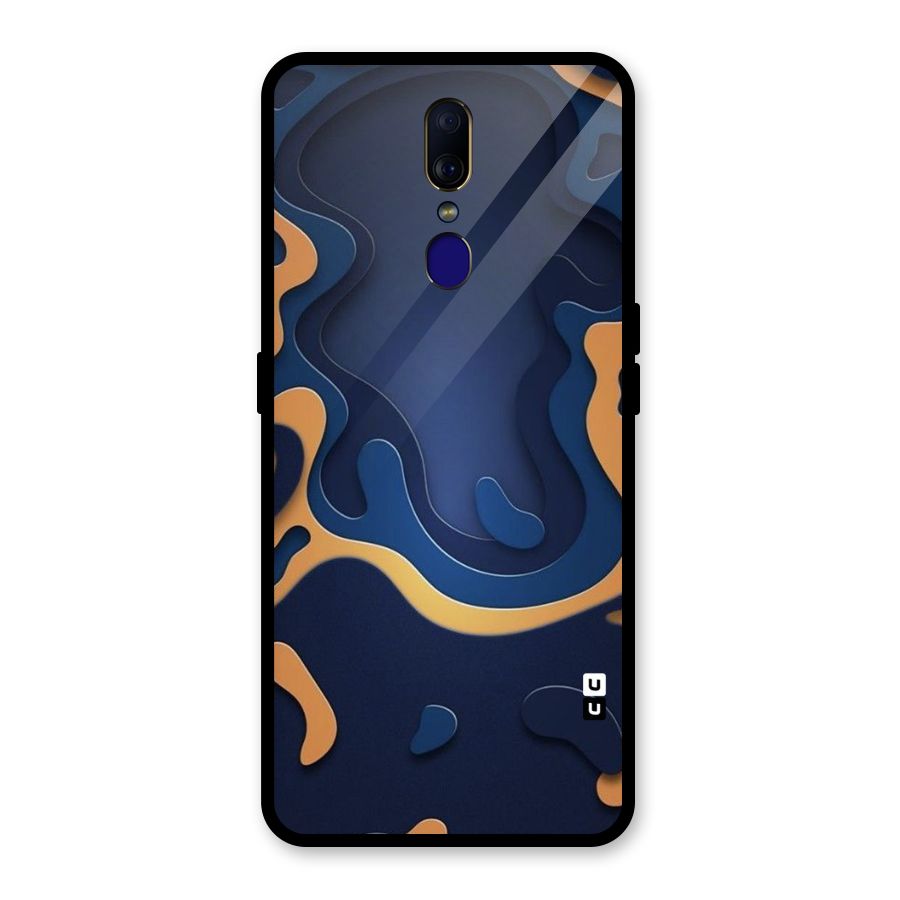 Drops Flow Glass Back Case for Oppo F11