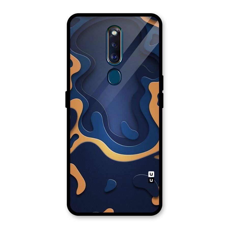 Drops Flow Glass Back Case for Oppo F11 Pro