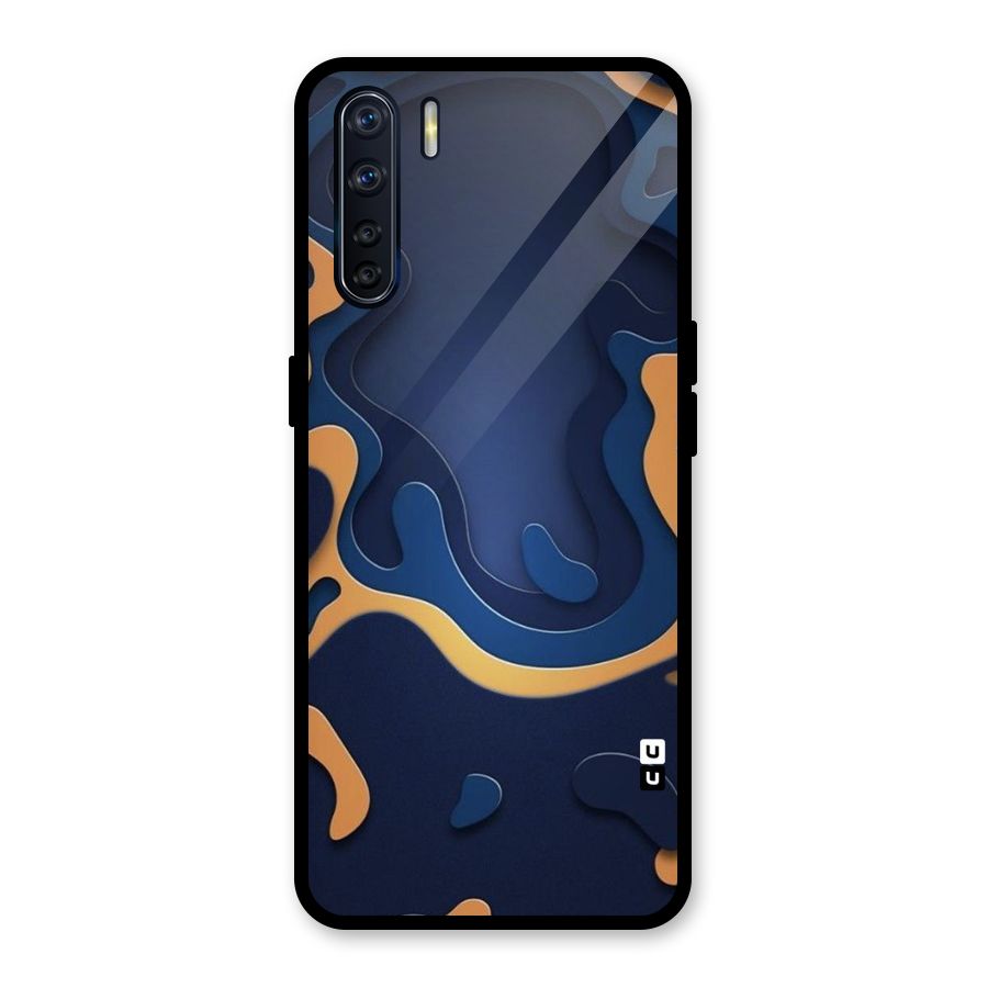 Drops Flow Glass Back Case for Oppo F15