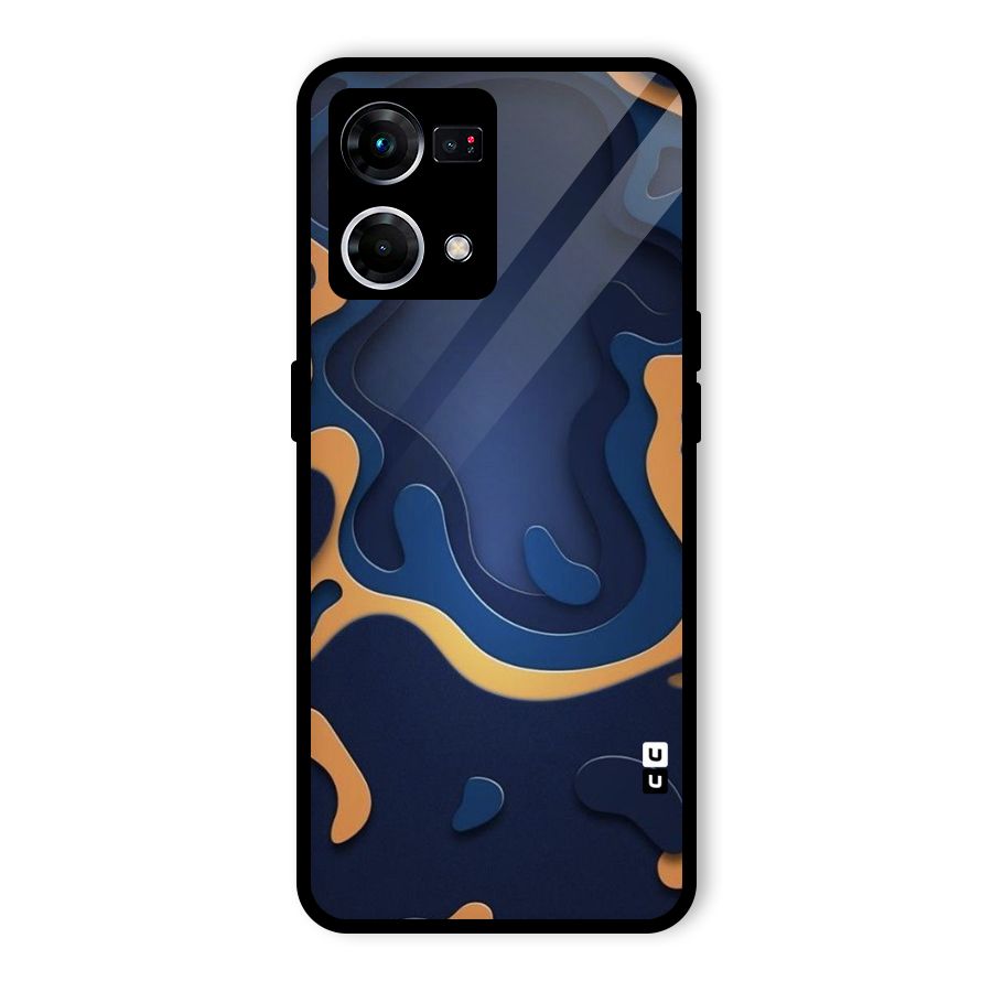 Drops Flow Glass Back Case for Oppo F21 Pro 5G