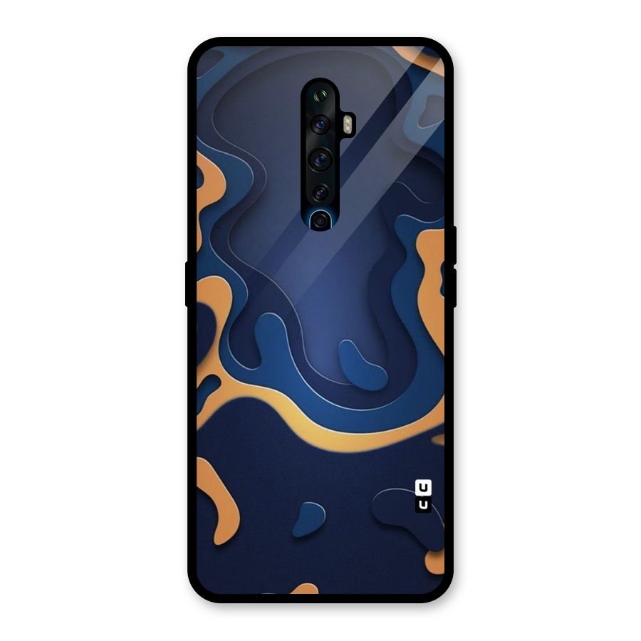 Drops Flow Glass Back Case for Oppo Reno2 F