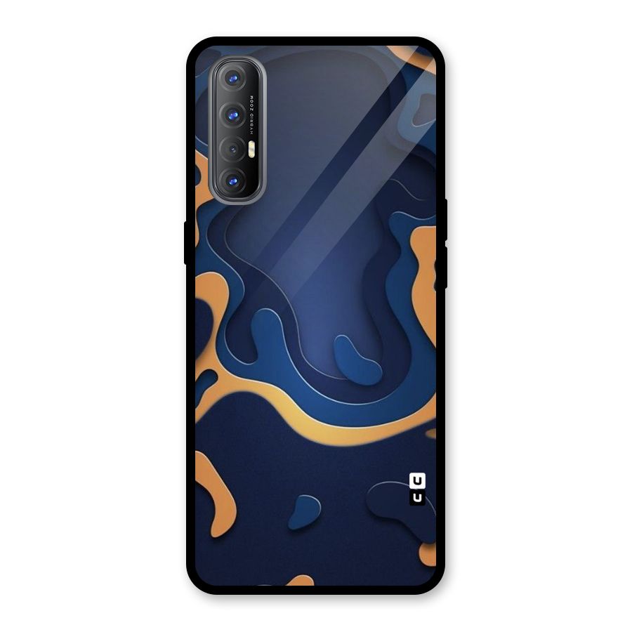 Drops Flow Glass Back Case for Oppo Reno3 Pro