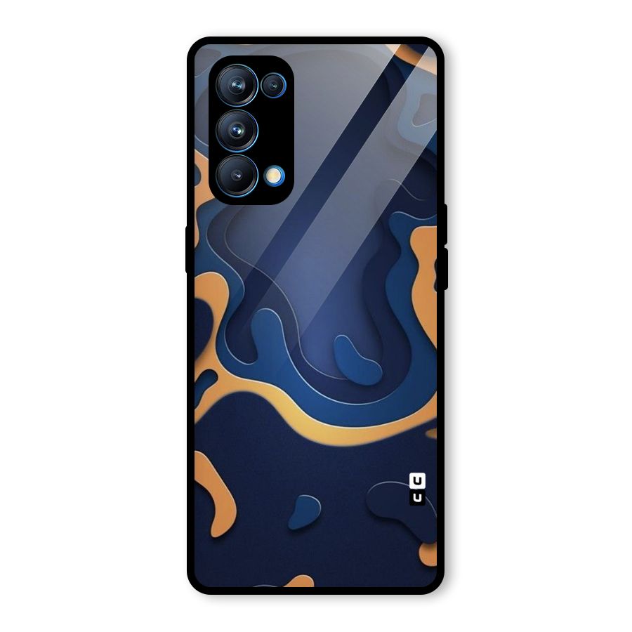 Drops Flow Glass Back Case for Oppo Reno5 Pro 5G