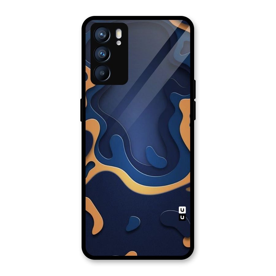 Drops Flow Glass Back Case for Oppo Reno6 5G