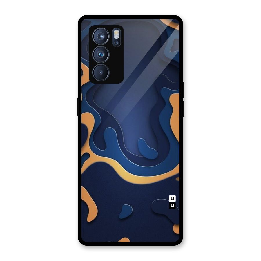 Drops Flow Glass Back Case for Oppo Reno6 Pro 5G