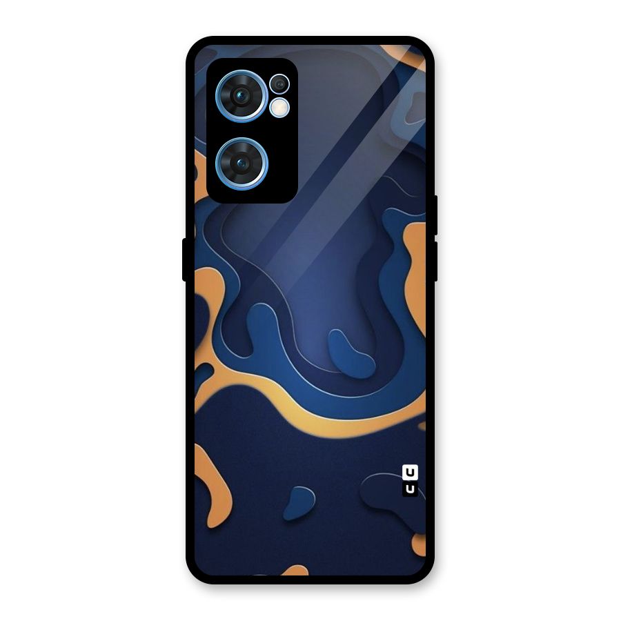 Drops Flow Glass Back Case for Oppo Reno7 5G