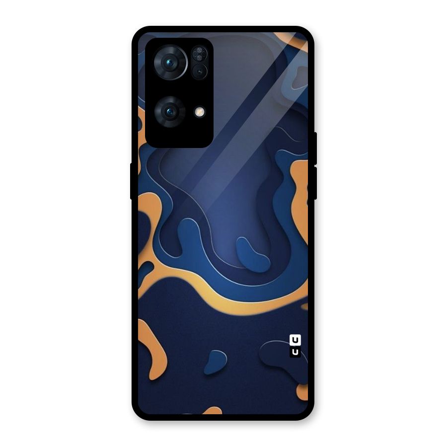 Drops Flow Glass Back Case for Oppo Reno7 Pro 5G