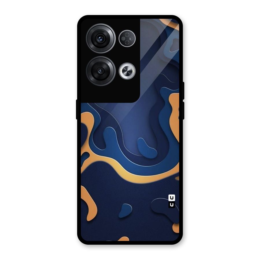 Drops Flow Glass Back Case for Oppo Reno8 Pro 5G