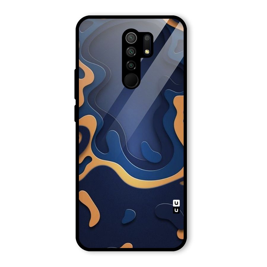 Drops Flow Glass Back Case for Poco M2