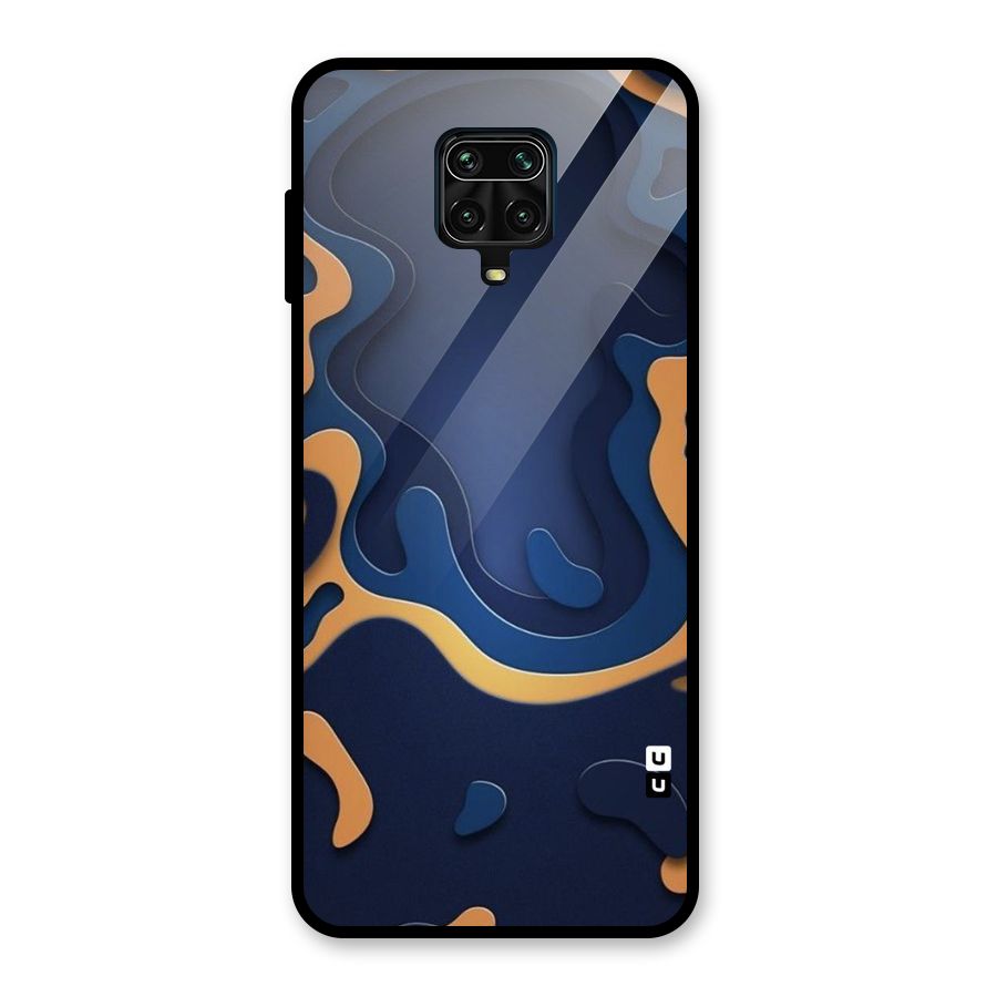 Drops Flow Glass Back Case for Poco M2 Pro