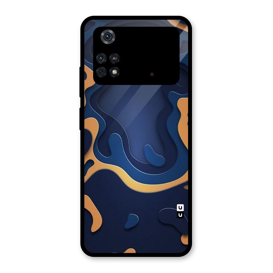 Drops Flow Glass Back Case for Poco M4 Pro 4G