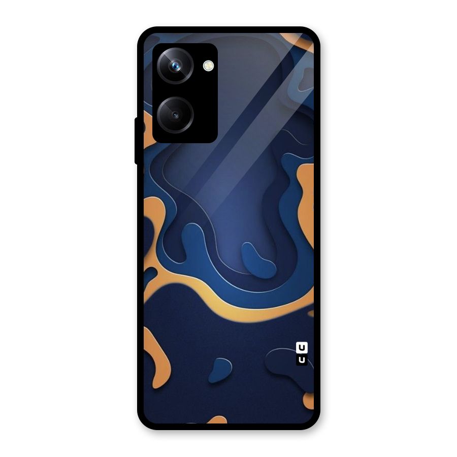 Drops Flow Glass Back Case for Realme 10 Pro