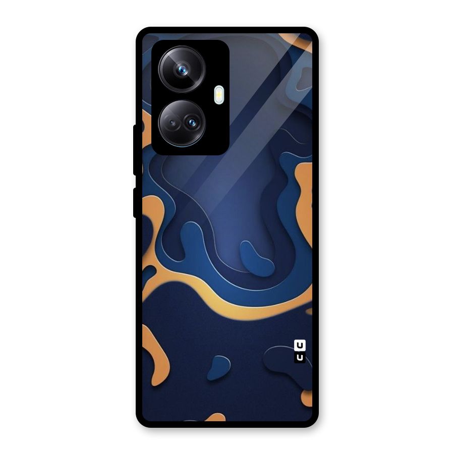 Drops Flow Glass Back Case for Realme 10 Pro Plus