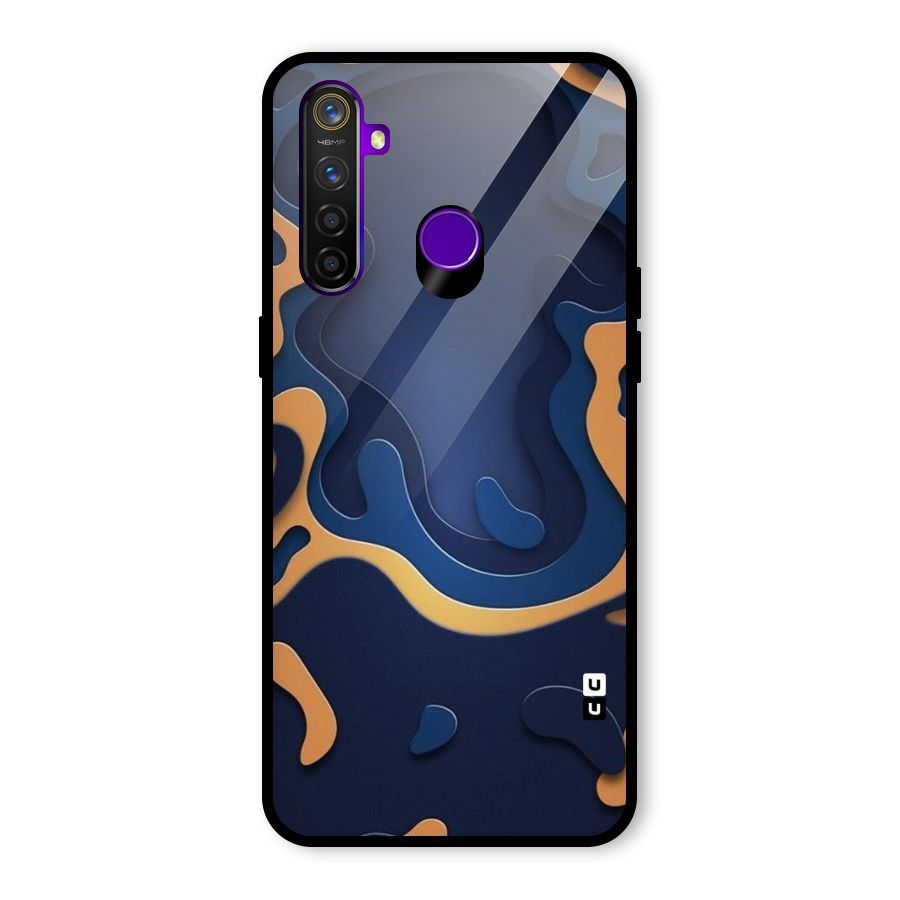 Drops Flow Glass Back Case for Realme 5 Pro