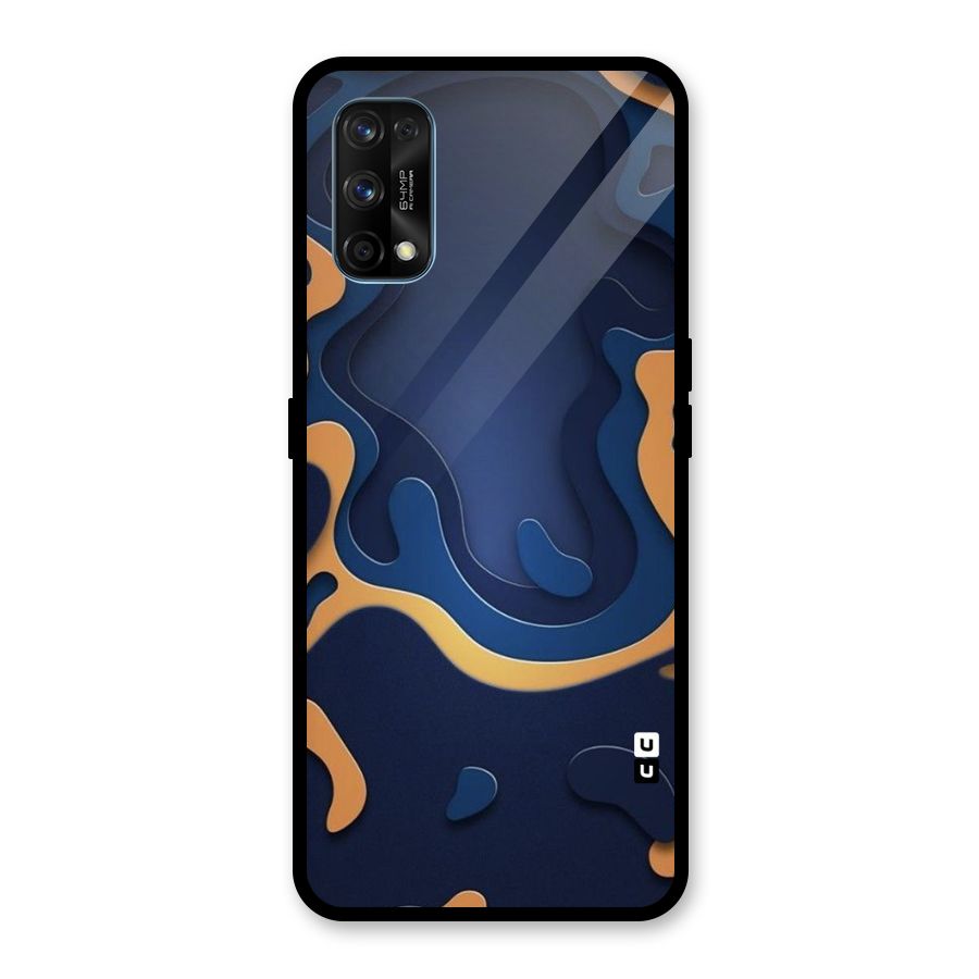 Drops Flow Glass Back Case for Realme 7 Pro