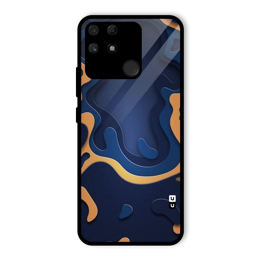 Drops Flow Glass Back Case for Realme Narzo 50A
