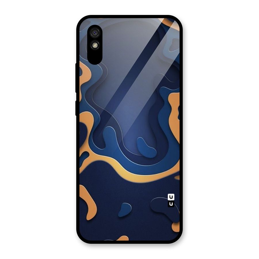 Drops Flow Glass Back Case for Redmi 9A