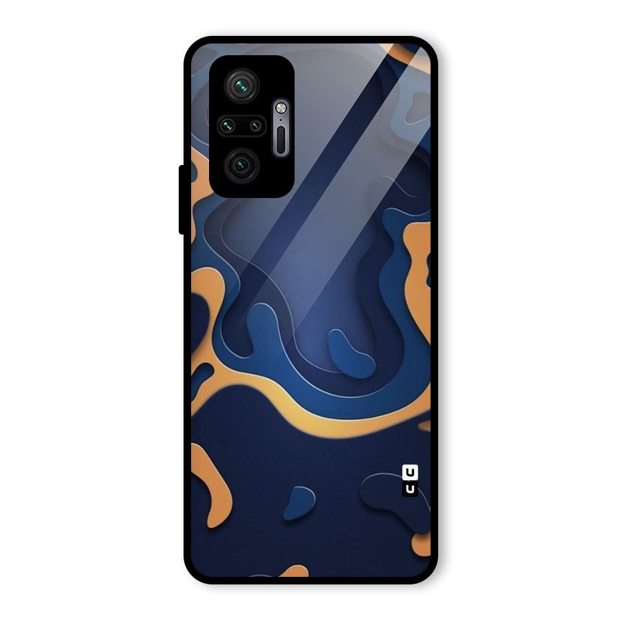 Drops Flow Glass Back Case for Redmi Note 10 Pro