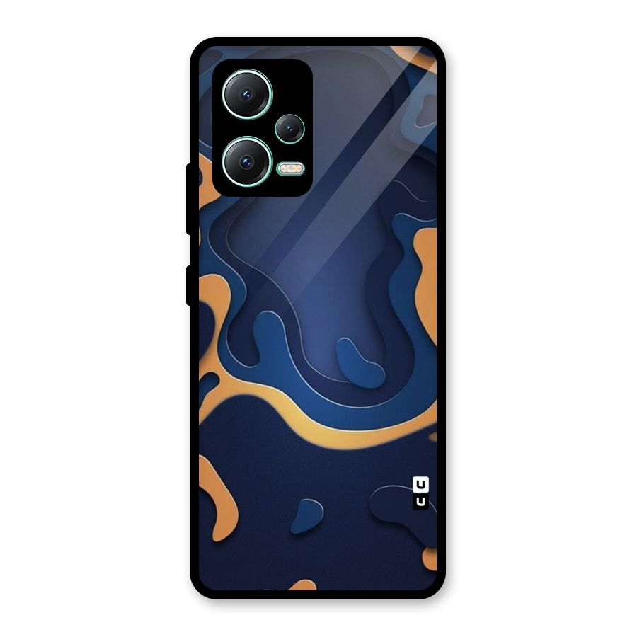 Drops Flow Glass Back Case for Redmi Note 12 5G