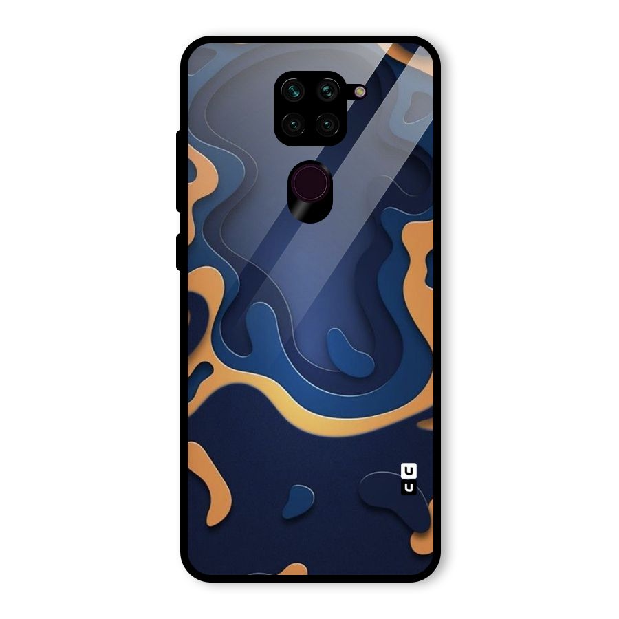 Drops Flow Glass Back Case for Redmi Note 9