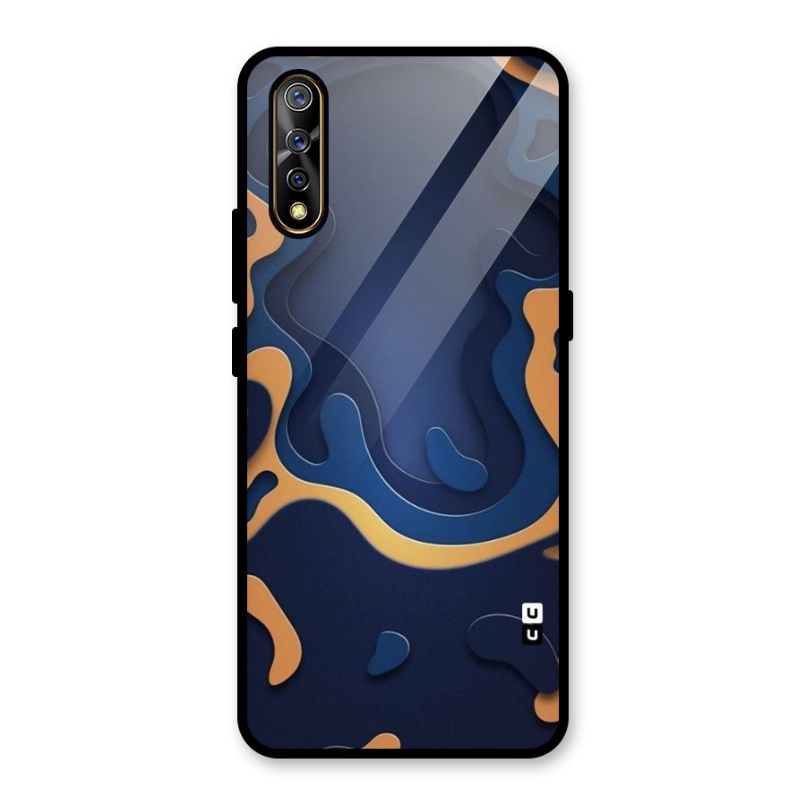 Drops Flow Glass Back Case for Vivo S1