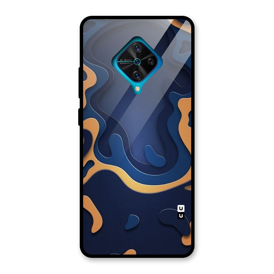 Drops Flow Glass Back Case for Vivo S1 Pro