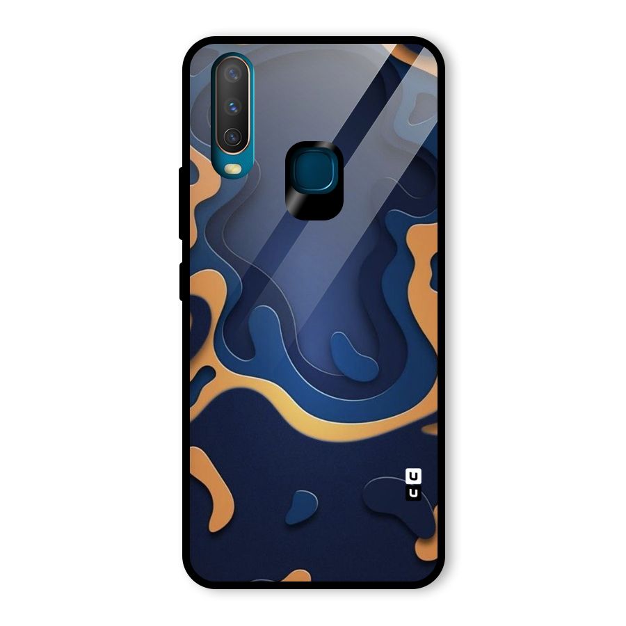Drops Flow Glass Back Case for Vivo U10