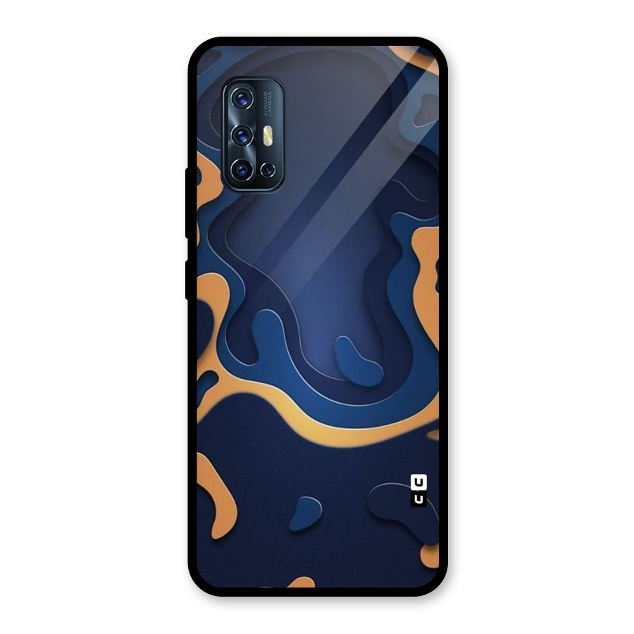 Drops Flow Glass Back Case for Vivo V17
