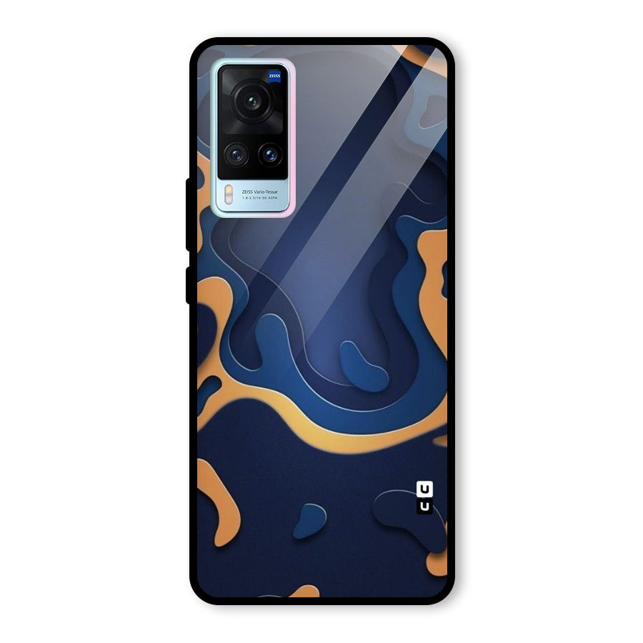 Drops Flow Glass Back Case for Vivo X60