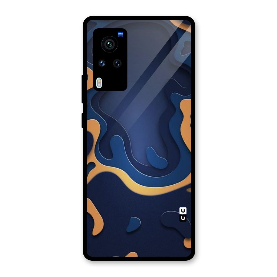 Drops Flow Glass Back Case for Vivo X60 Pro