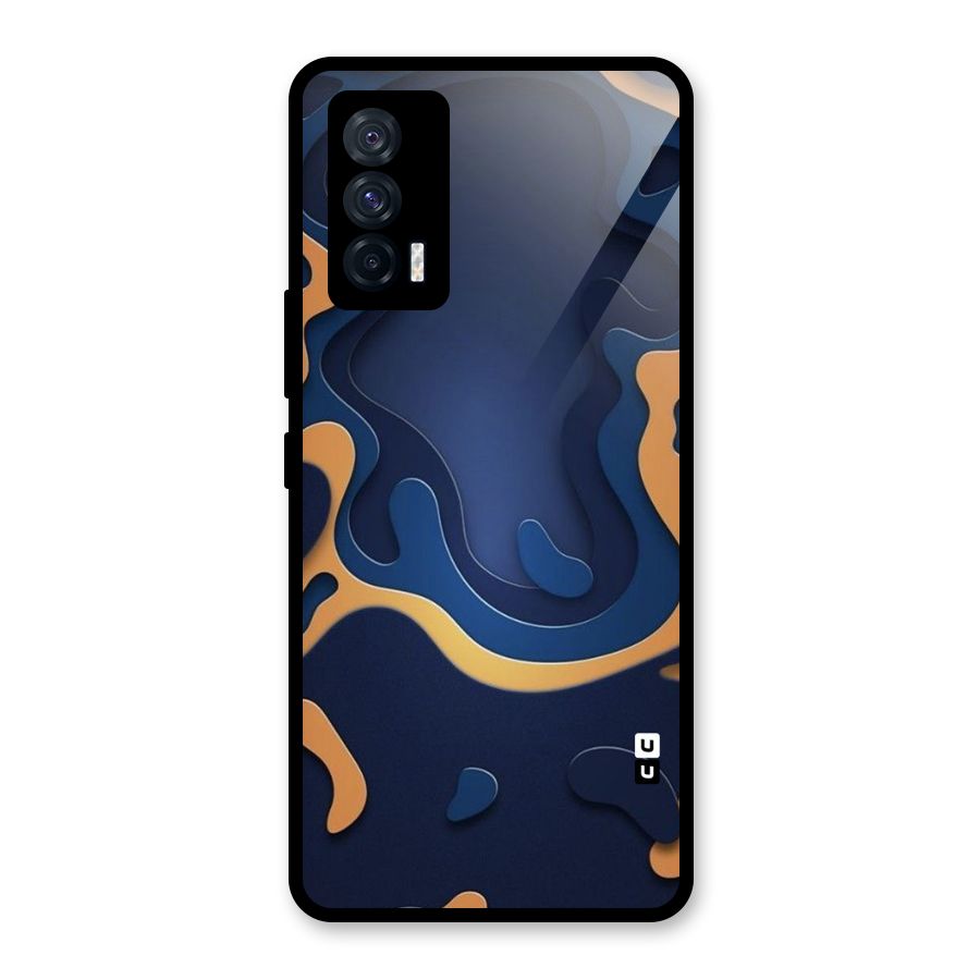 Drops Flow Glass Back Case for Vivo iQOO 7 5G