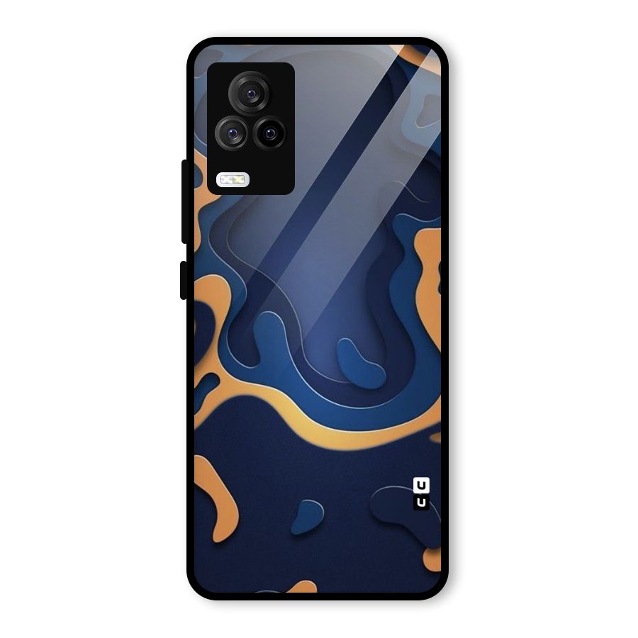 Drops Flow Glass Back Case for Vivo iQOO 7 Legend 5G